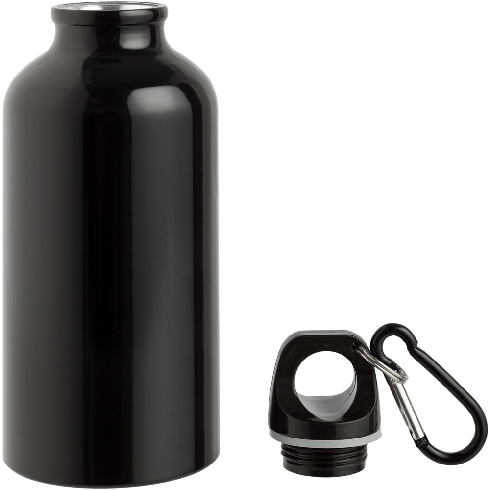 Бутылка для спорта Re-Source, черная, черный, алюминий