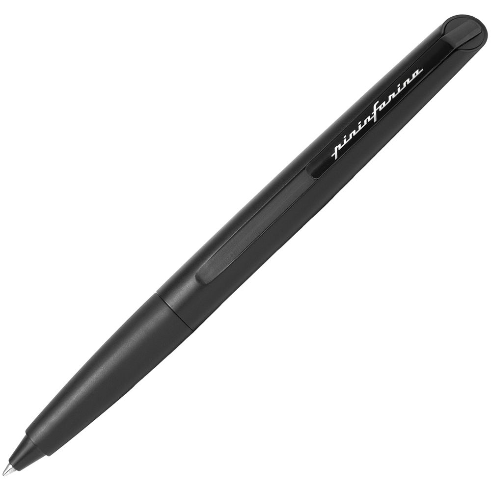 Ручка шариковая PF Two, черная, черный, металл