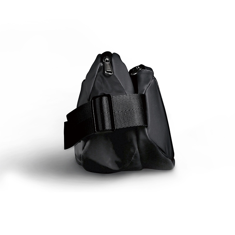 Наплечная сумка FlipSling 32х16х10 см, темно-зеленая/черная, черный, полиэстер