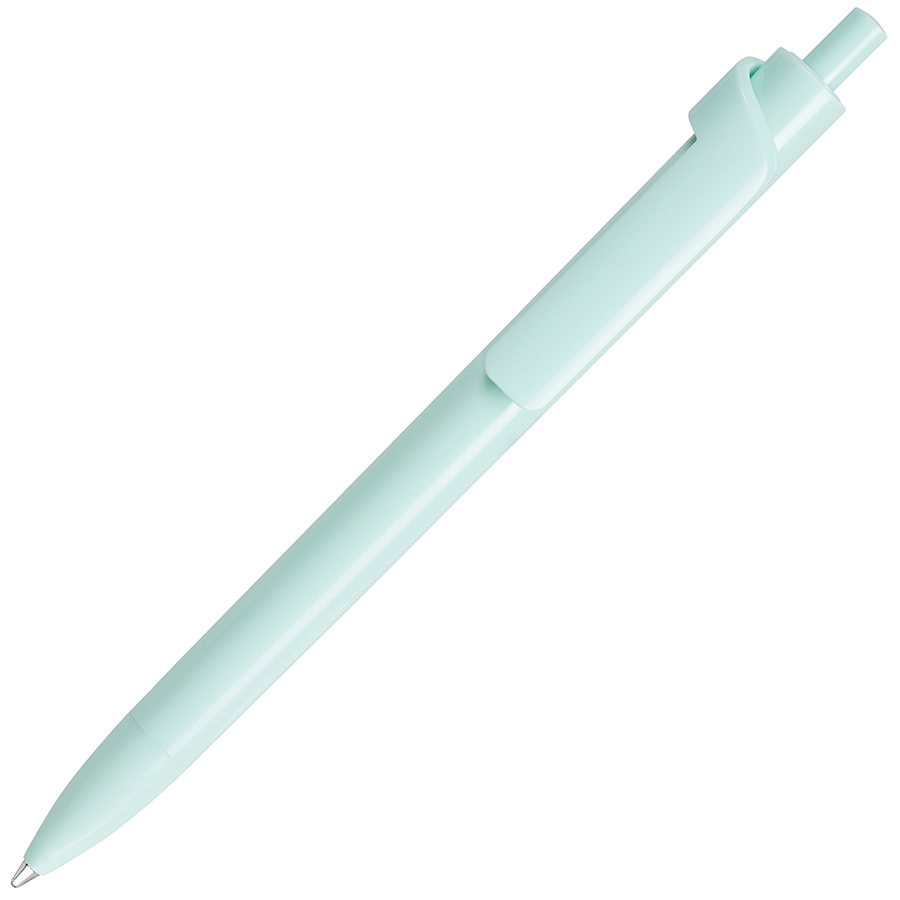 Ручка шариковая FORTE SAFETOUCH, светло-зеленый, антибактериальный пластик, зеленый, пластик