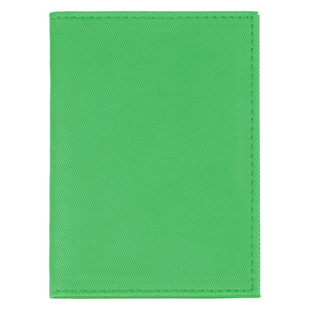 Обложка для паспорта Twill, зеленая, зеленый, пластик
