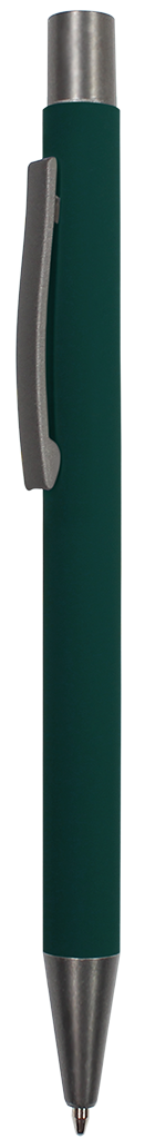 Ручка шариковая Direct (изумрудный), зеленый, металл