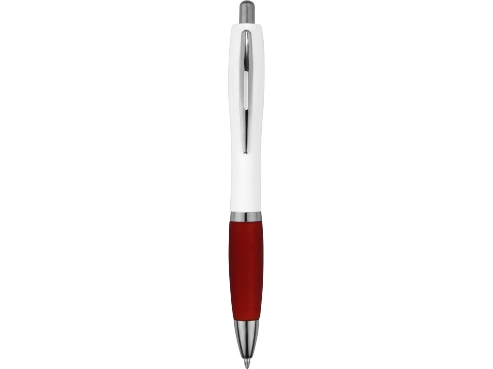 Ручка пластиковая шариковая «Nash», белый, красный, пластик