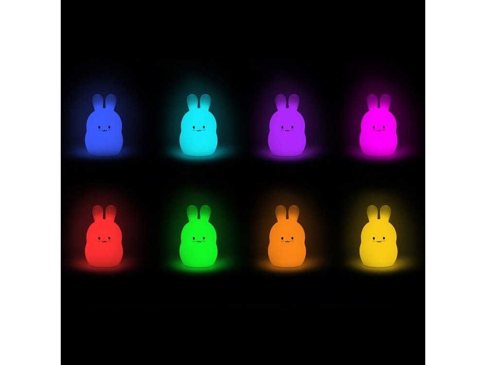 Ночник LED «Rabbit», белый, силикон