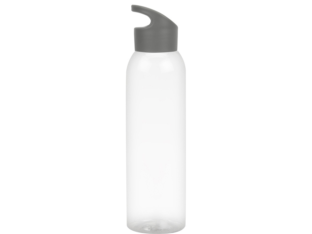 Бутылка для воды «Plain 2», серый, прозрачный, пластик