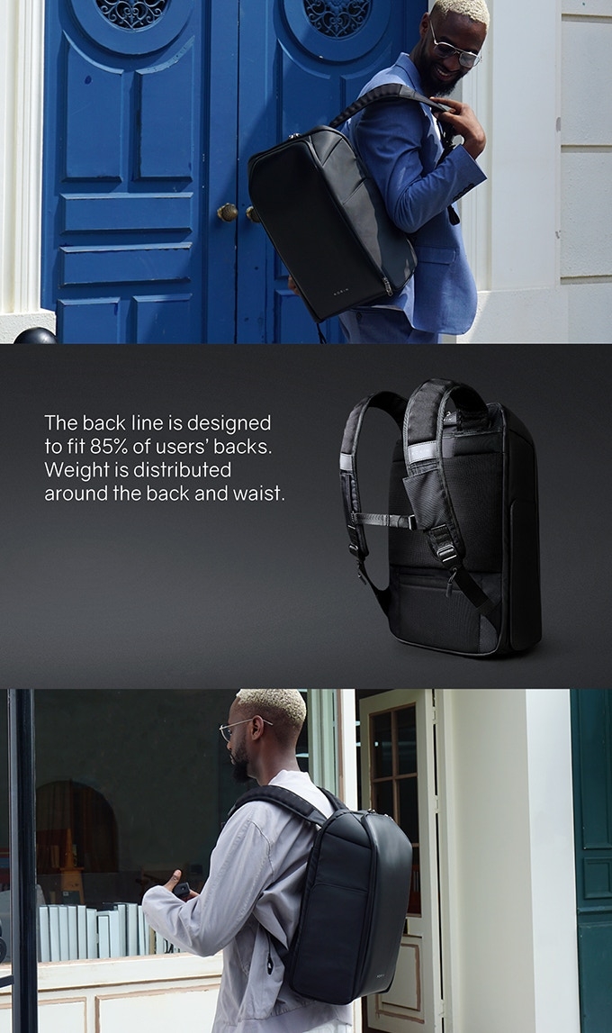 Рюкзак FlipPack 47х30х17 см, черный, #000000, полиэстер