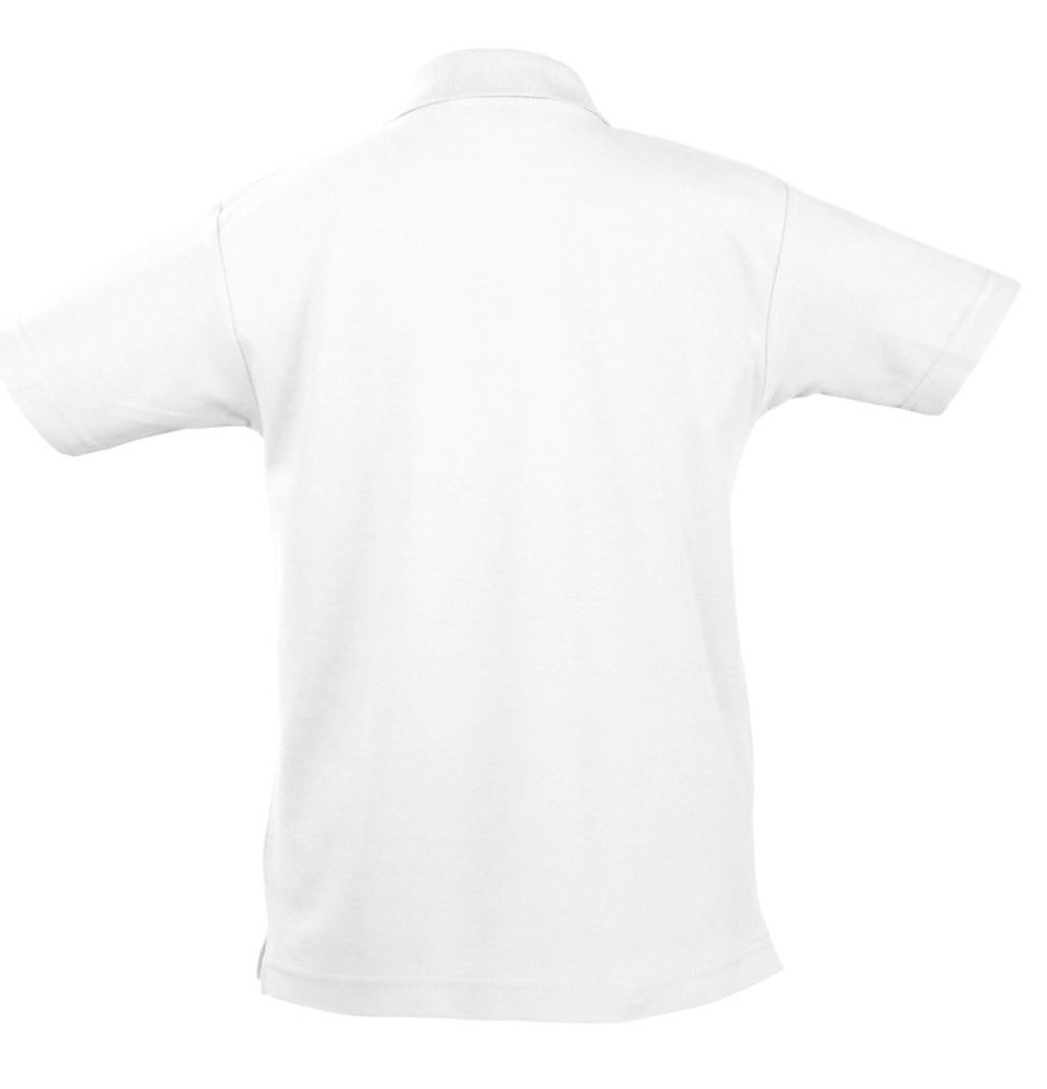 Рубашка поло детская Summer II Kids 170, белая, белый, хлопок