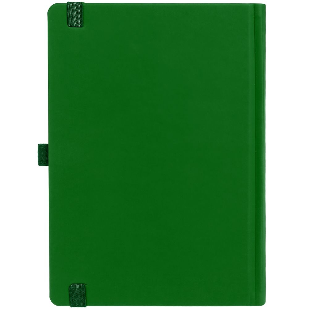 Ежедневник Favor Metal, недатированный, ярко-зеленый, зеленый, искусственная кожа; металл; покрытие софт-тач