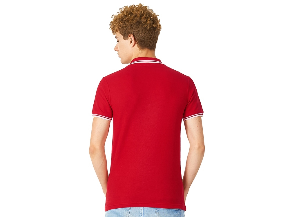 Рубашка поло "Erie" мужская, красный, хлопок