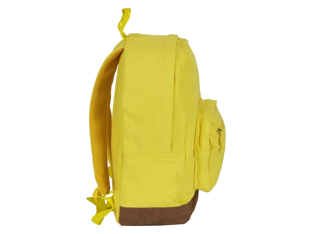 Рюкзак «Shammy» для ноутбука 15", желтый, полиэстер, хлопок