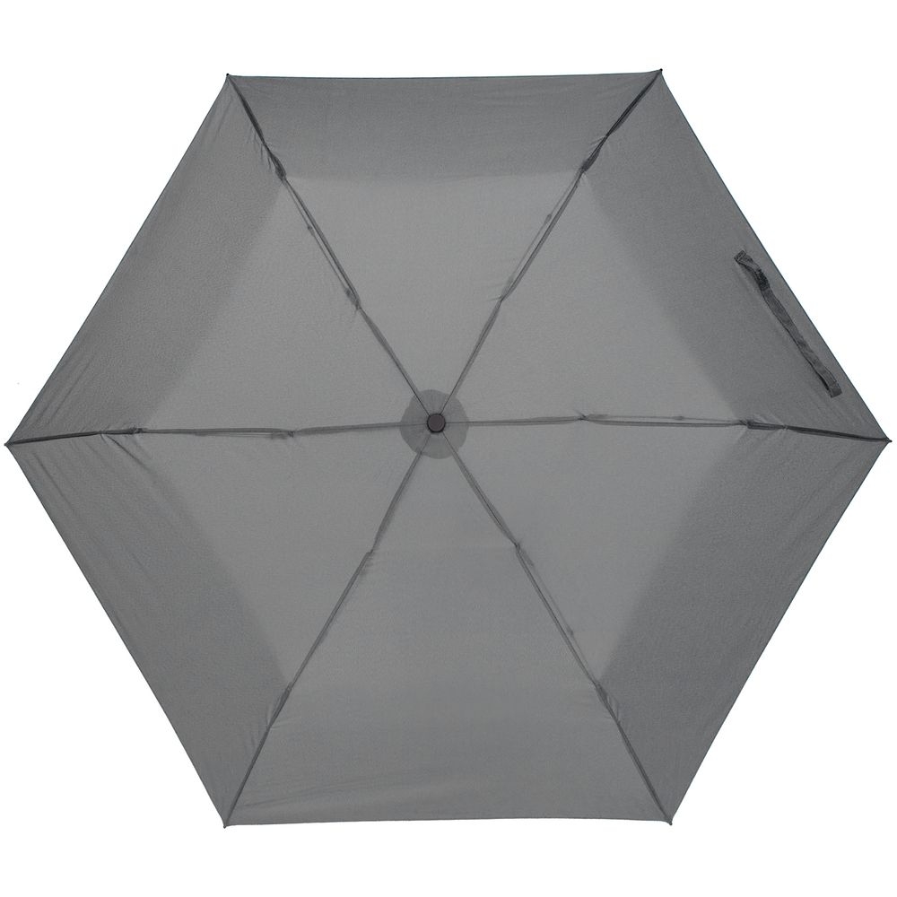 Зонт складной Luft Trek, серый, серый, полиэстер