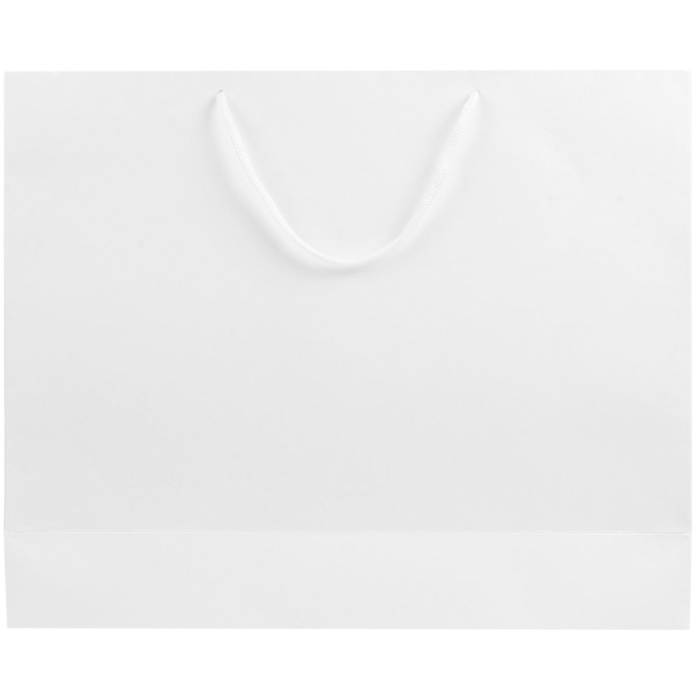 Пакет бумажный «Блеск», большой, белый, белый, бумага, плотность 250 г/м²