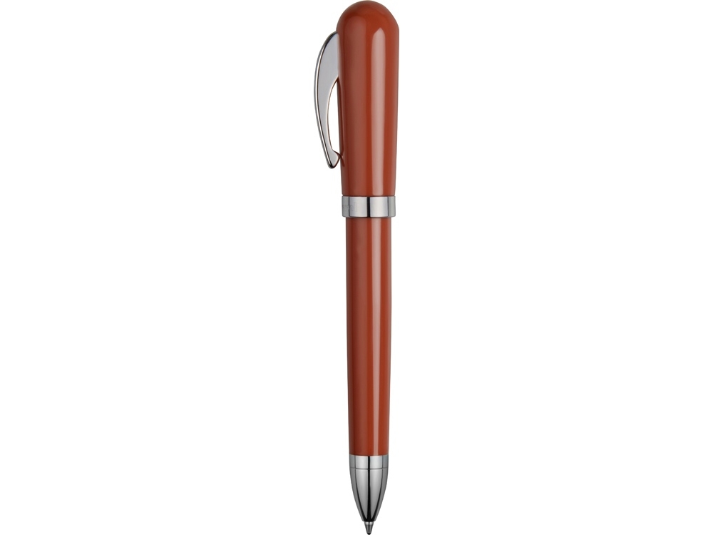 Подарочный набор: брелок с USB-флешкой на 4 Гб, ручка шариковая, красный, серебристый, пластик, металл