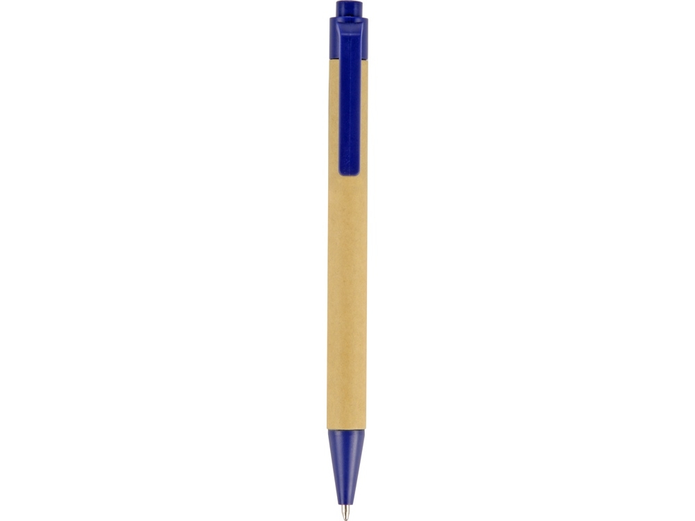 Блокнот «Priestly» с ручкой, синий, бумага