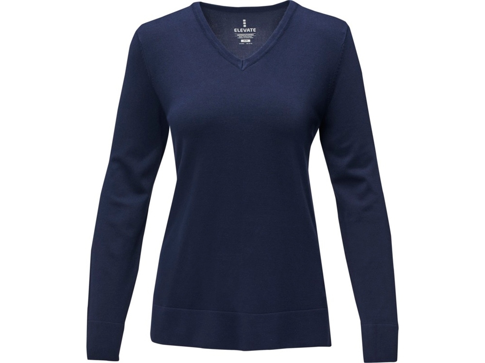 Пуловер «Stanton» с V-образным вырезом, женский, синий, вискоза
