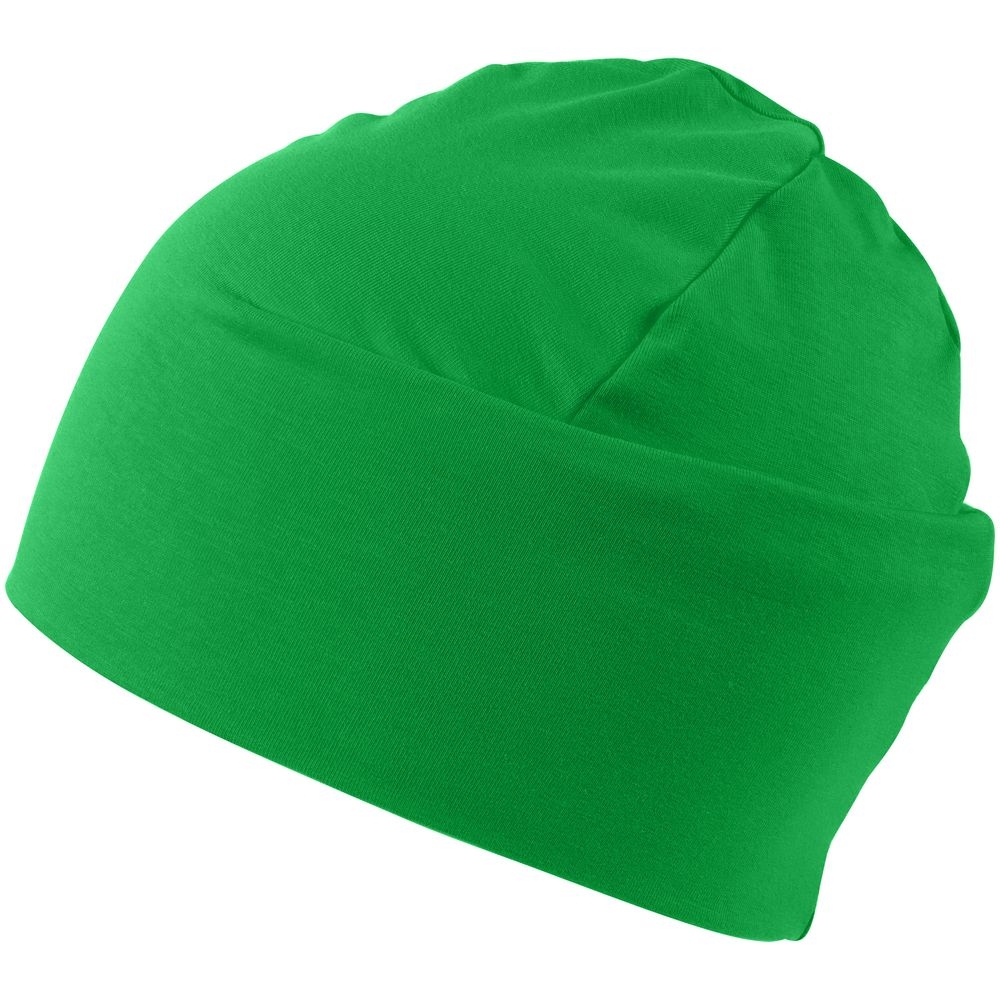 Шапка HeadOn, ver.2, зеленая, зеленый, плотность 190 г/м², 5%, хлопок 95%; лайкра