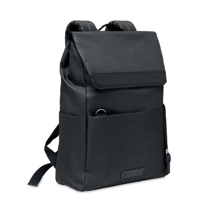 Рюкзак для ноутбука, черный, rpet