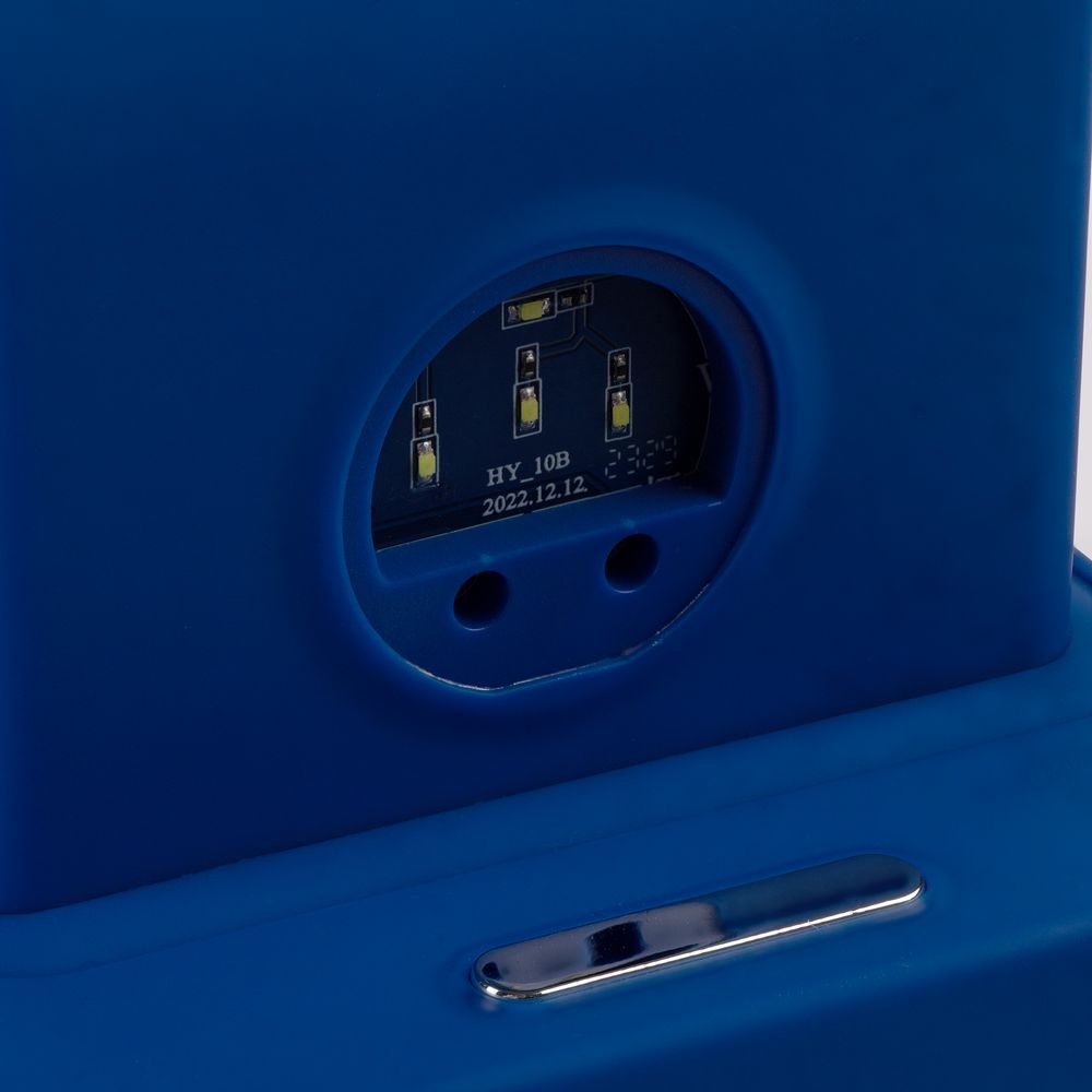 Зарядная станция с подсветкой Cooper Duo, синяя, soft touch