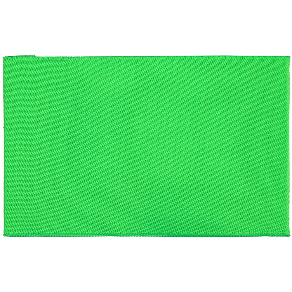 Лейбл тканевый Epsilon, XL, зеленый неон, зеленый, полиэстер