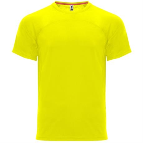 Спортивная футболка MONACO унисекс, ФЛУОРЕСЦЕНТНЫЙ ЖЕЛТЫЙ 3XL, флуоресцентный желтый