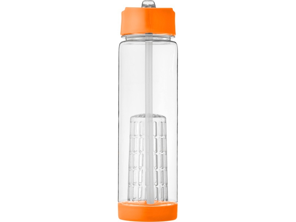 Бутылка «Tutti Frutti», оранжевый, прозрачный, пластик
