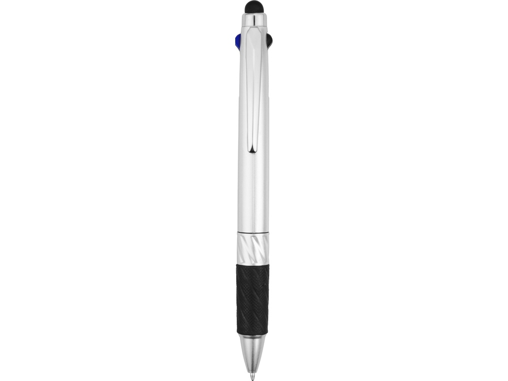 Ручка-стилус шариковая «Burnie», серебристый, пластик