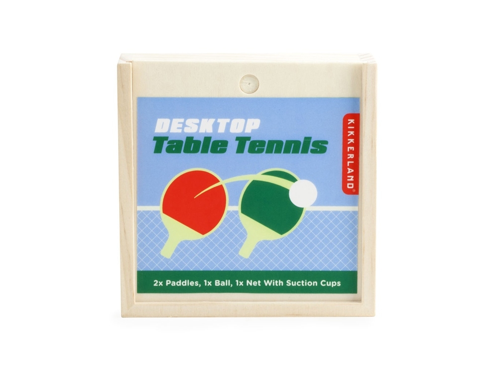 Настольная игра в теннис «Play off», зеленый, белый, дерево, пластик, нейлон