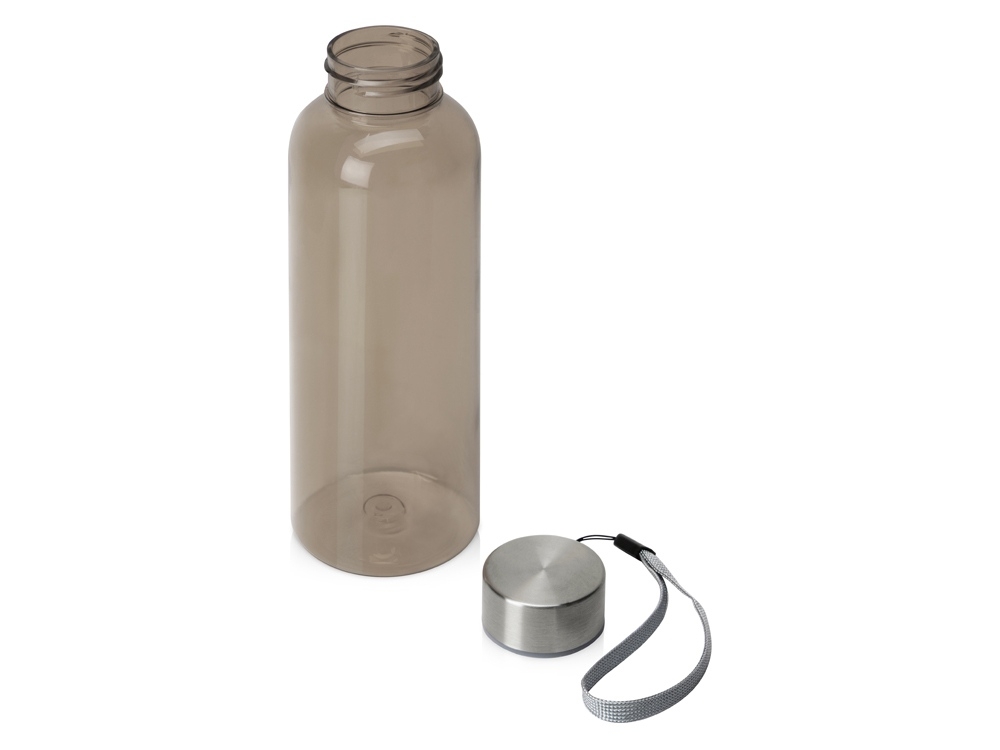 Бутылка для воды из rPET «Kato», 500мл, черный, пэт (полиэтилентерефталат)