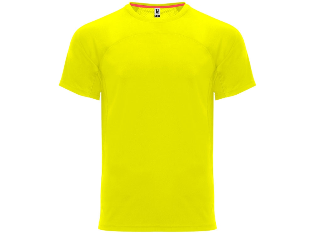 Спортивная футболка «Monaco» унисекс, желтый, полиэстер
