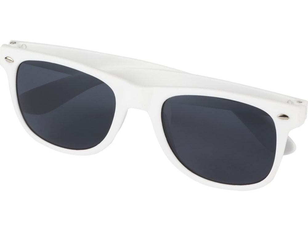 Солнцезащитные очки «Sun Ray» из переработанной пластмассы, белый, пластик