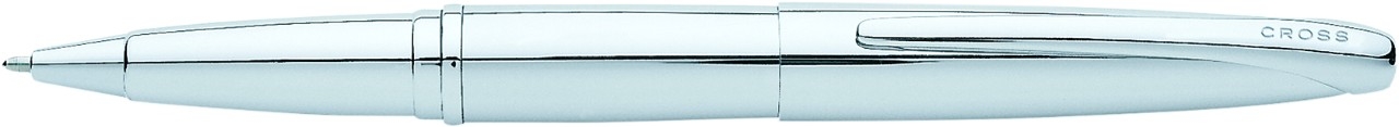 Ручка-роллер Selectip Cross ATX. Цвет - серебристый., серебристый, латунь, нержавеющая сталь