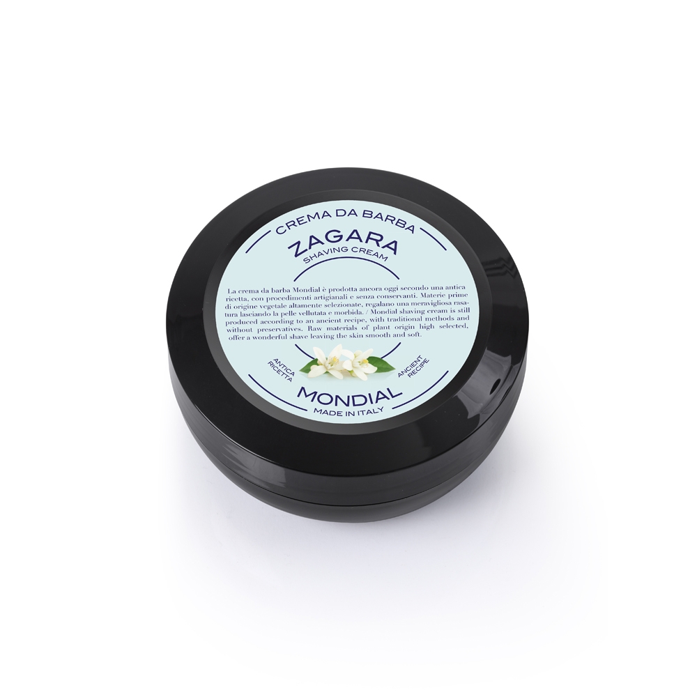 Крем для бритья Mondial "ZAGARA" с ароматом флёрдоранжа, пластиковая чаша, 75 мл, пластик