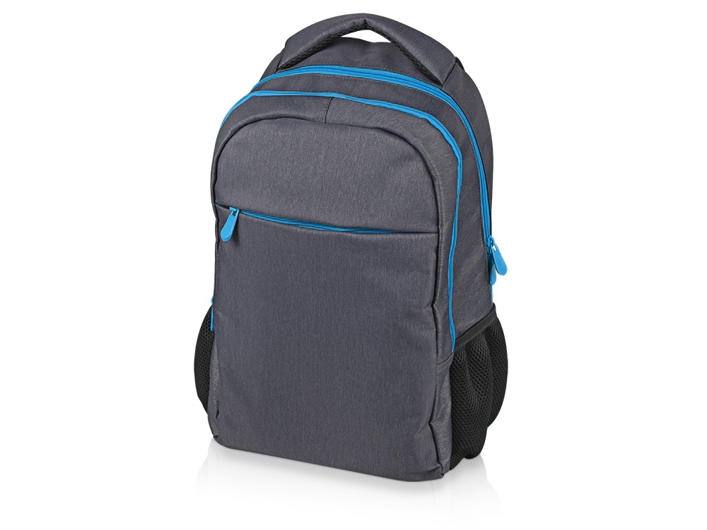 Рюкзак «Metropolitan», серый, голубой, полиэстер