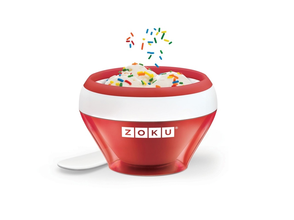 Мороженица Zoku «Ice Cream Maker», красный, металл, полипропилен