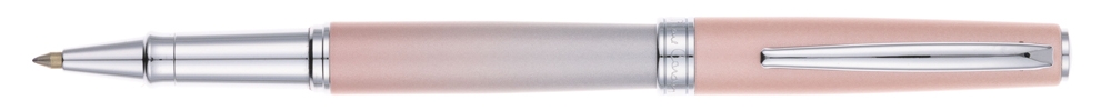 Ручка-роллер Pierre Cardin TENDRESSE, цвет - серебряный и пудровый. Упаковка E., розовый, латунь