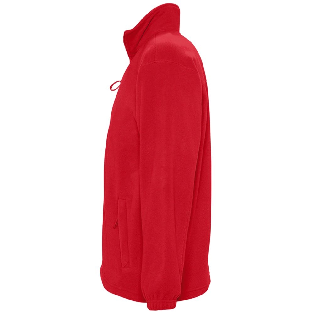 Куртка мужская North 300, красная, красный, полиэстер 100%, плотность 300 г/м²; флис