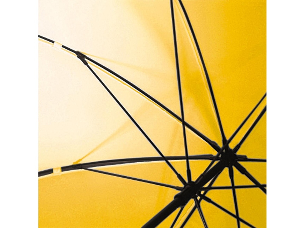 Зонт-трость  «Shelter» c большим куполом, черный, полиэстер