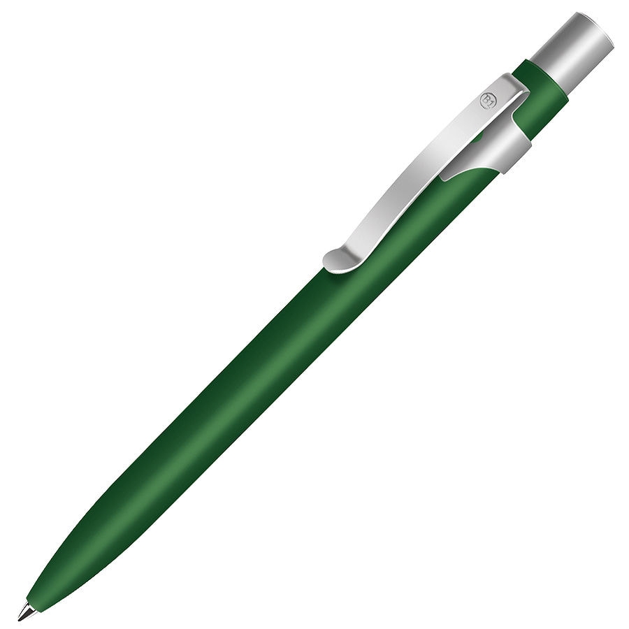 ALPHA, ручка шариковая, зеленый/хром, металл, зеленый, серебристый, металл