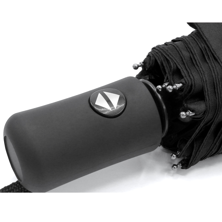 Автоматический противоштормовой зонт Vortex, черный , черный