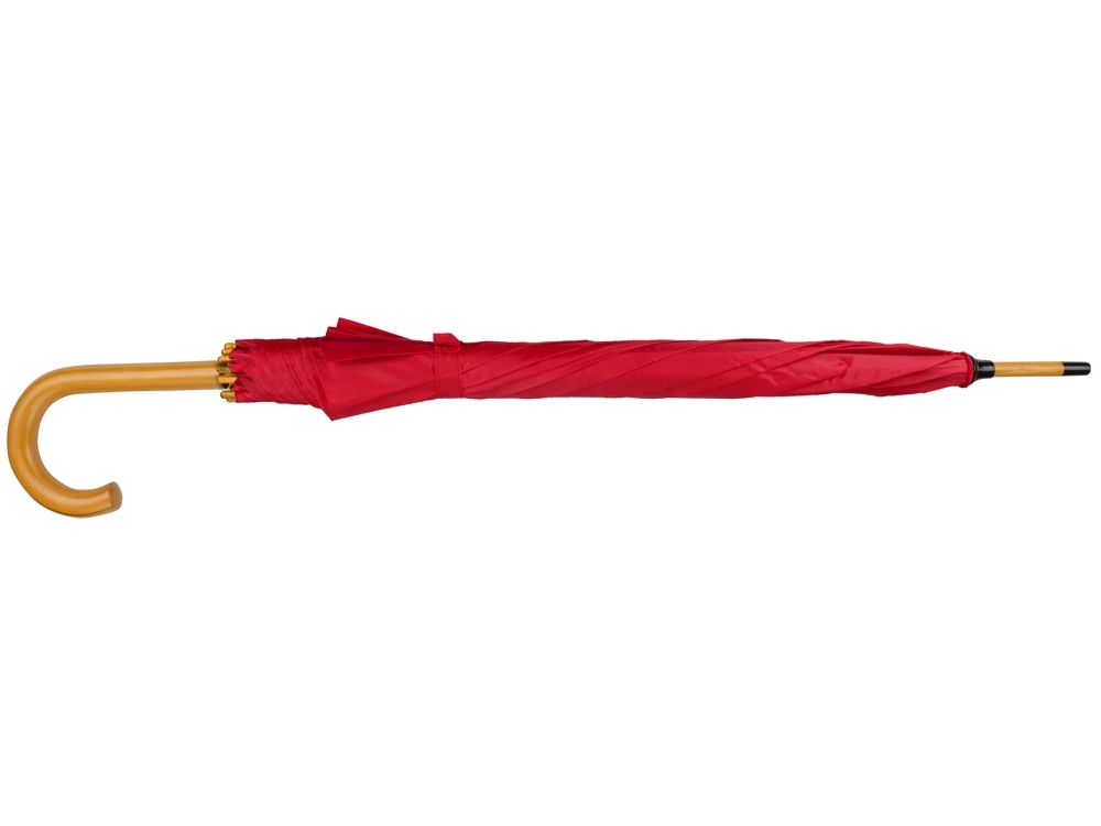 Зонт-трость «Радуга», красный, полиэстер