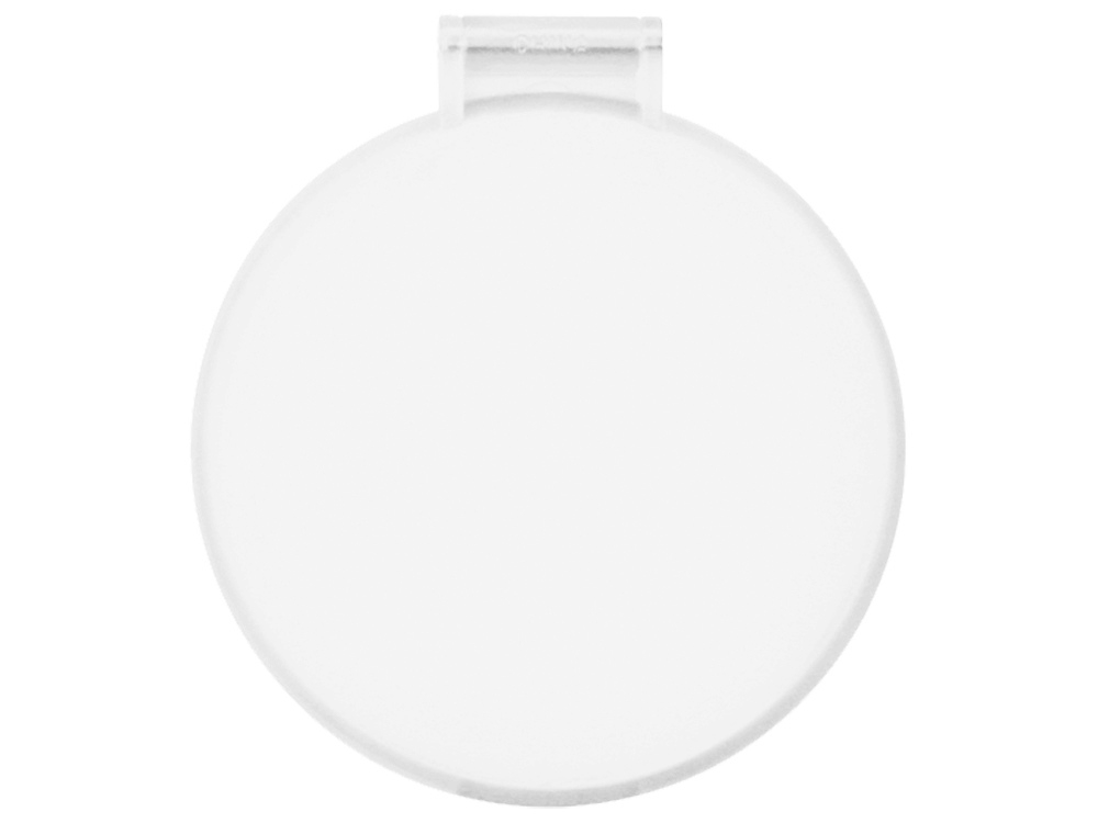 Карманное косметическое зеркало «Красотка», белый, пластик