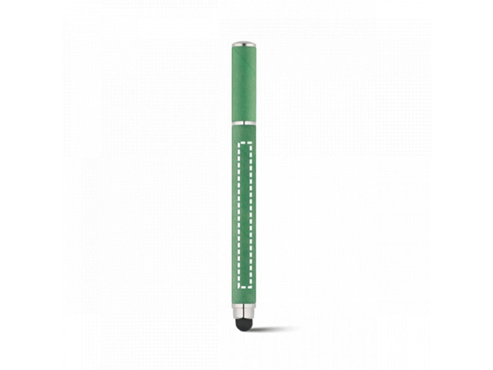 Шариковая ручка из крафт-бумаги и ABS «PAPYRUS», зеленый, бумага