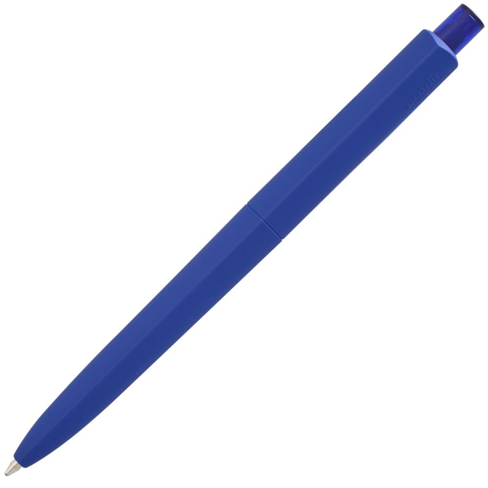 Ручка шариковая Prodir DS8 PRR-Т Soft Touch, синяя, синий, пластик; покрытие софт-тач