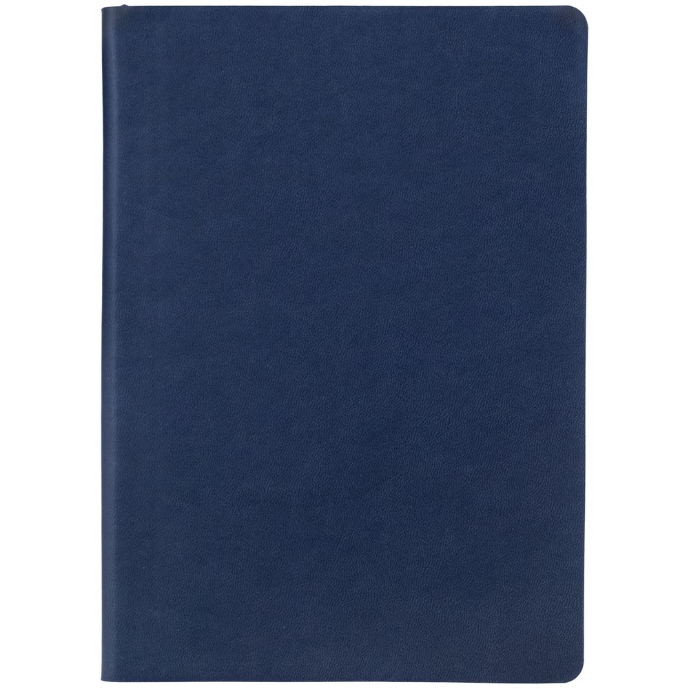Ежедневник Romano, недатированный, темно-синий, синий, кожзам