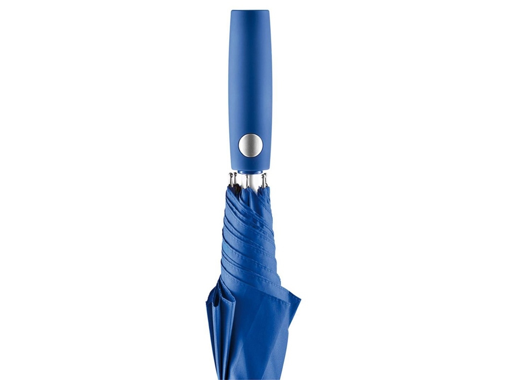 Зонт-трость «Alu» с деталями из прочного алюминия, красный, полиэстер, soft touch