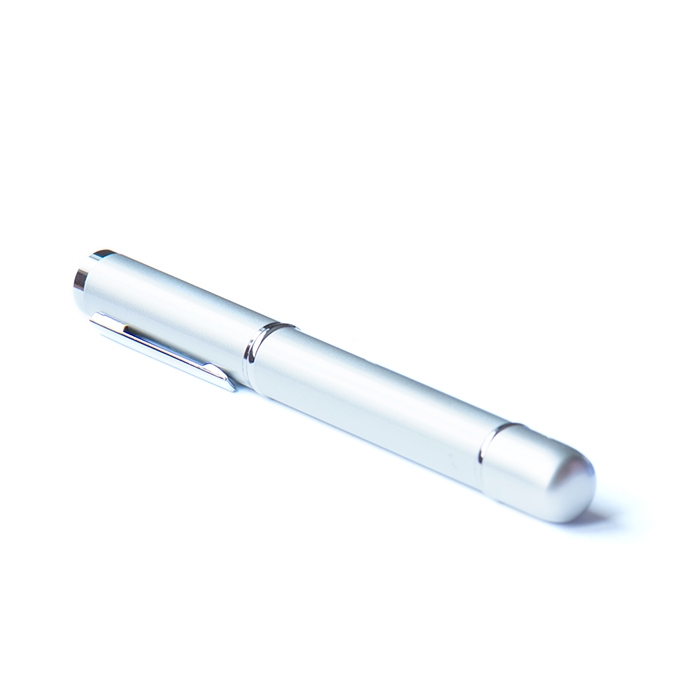 Флешка-ручка 10 Директор, серебро матовое, серебро матовое, металл