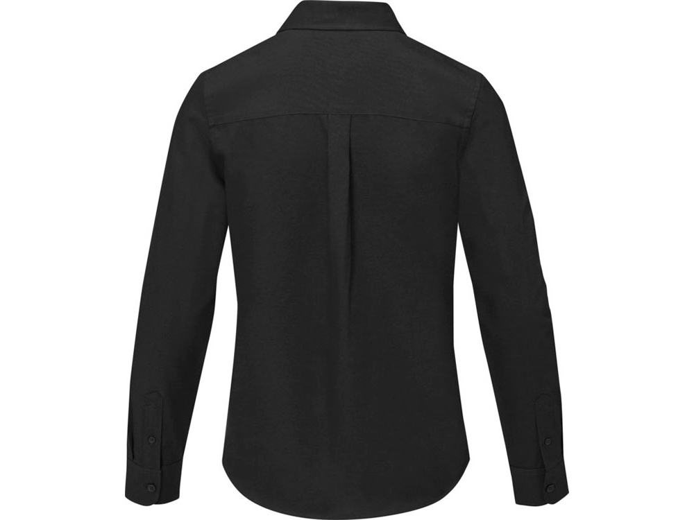 Рубашка «Pollux» женская с длинным рукавом, черный, полиэстер, хлопок