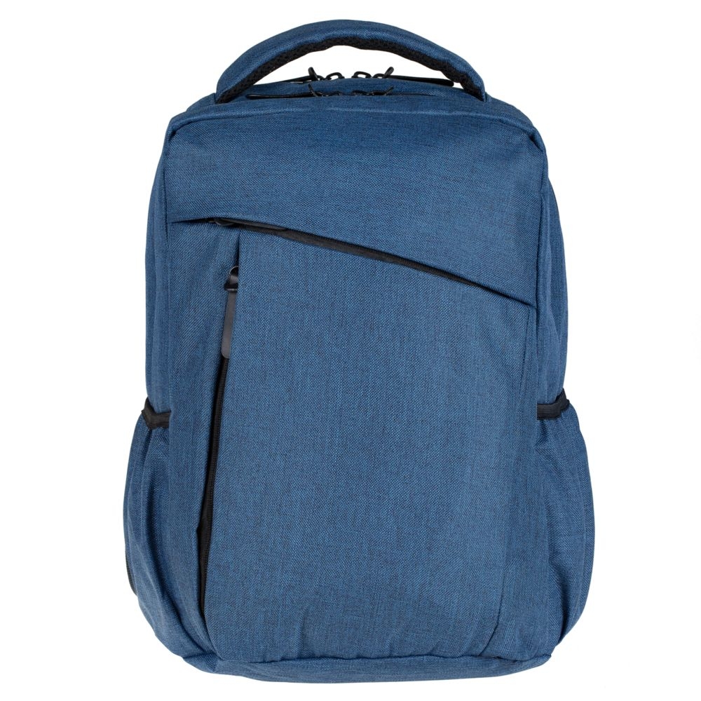 Рюкзак для ноутбука The First, синий, синий, полиэстер
