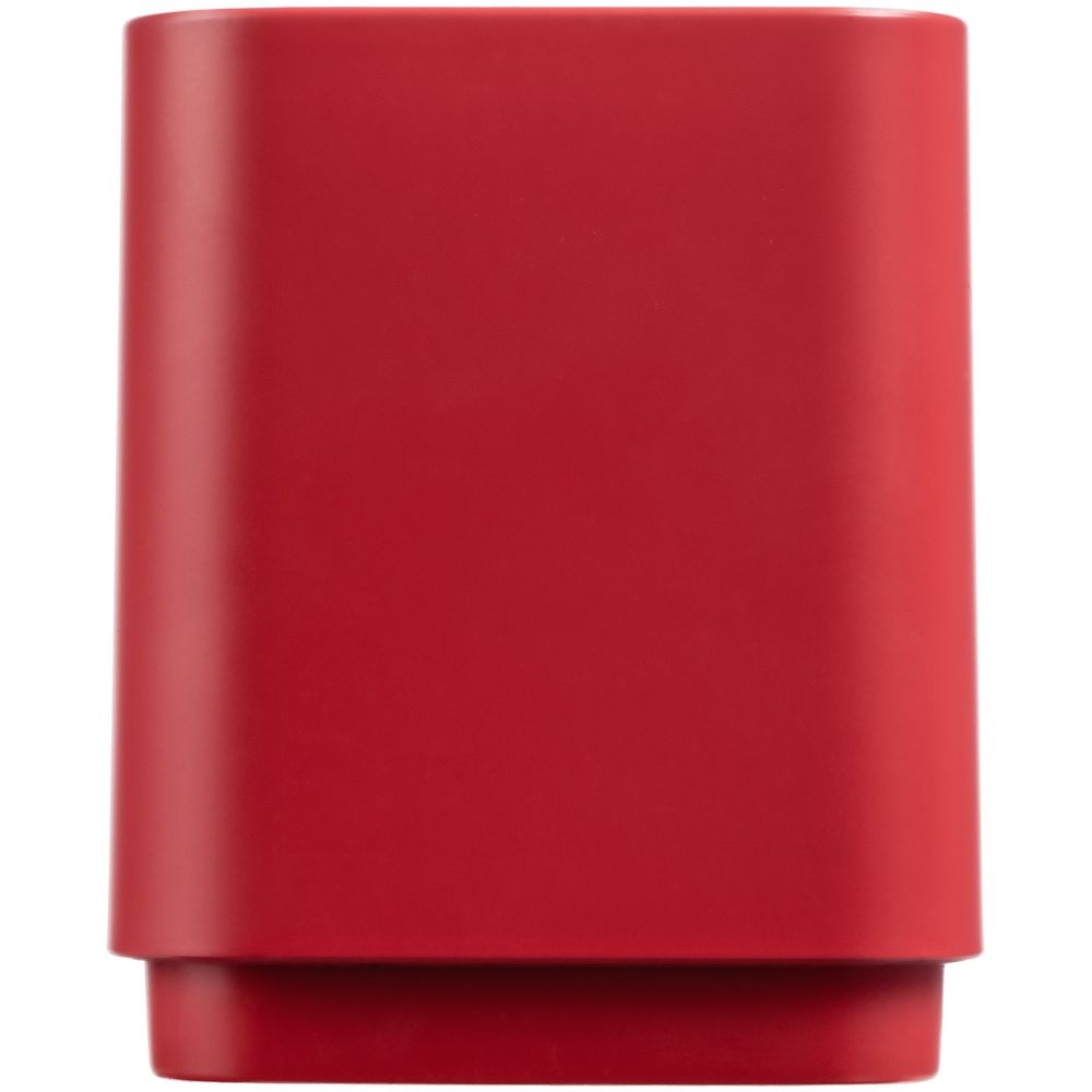 Беспроводная колонка с подсветкой гравировки Glim, красная, красный, пластик, металл