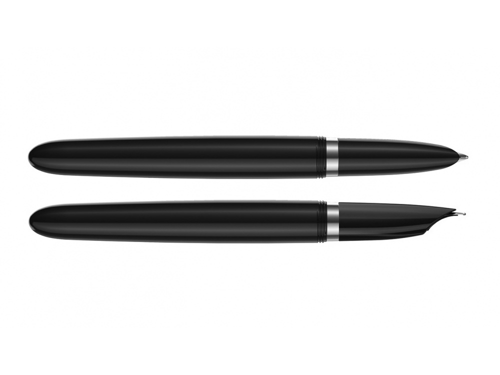 Ручка перьевая Parker 51 Core, F, черный, серебристый, металл